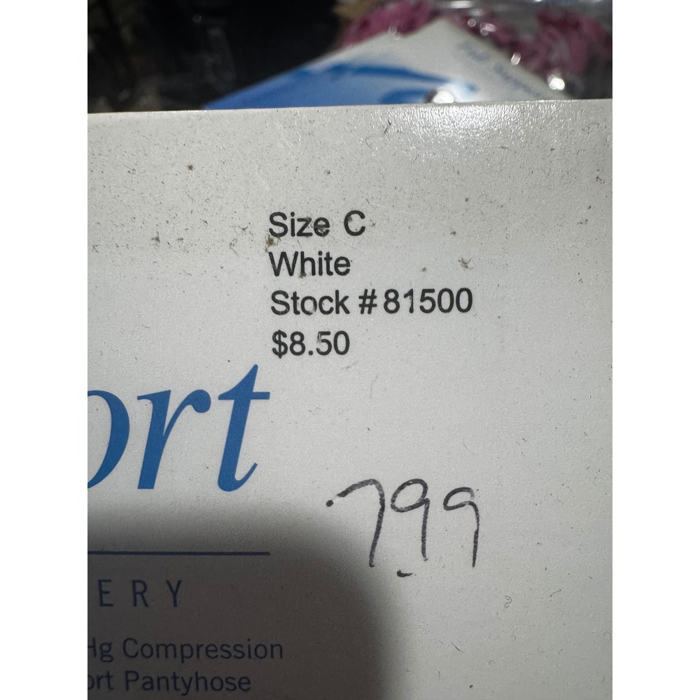 Nurse Mates Full Support Pantyhose Set of 5 Size C 6mmHg Compression Mix Colors